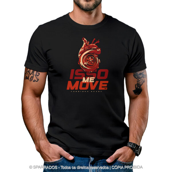 Camiseta Coração Turbo – Isso me Move – Preto - Image 5