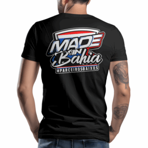 Camiseta Made in Bahia – PBXS - Preto