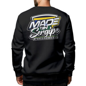 Moletom  Made in Sergipe PBXS - Preto