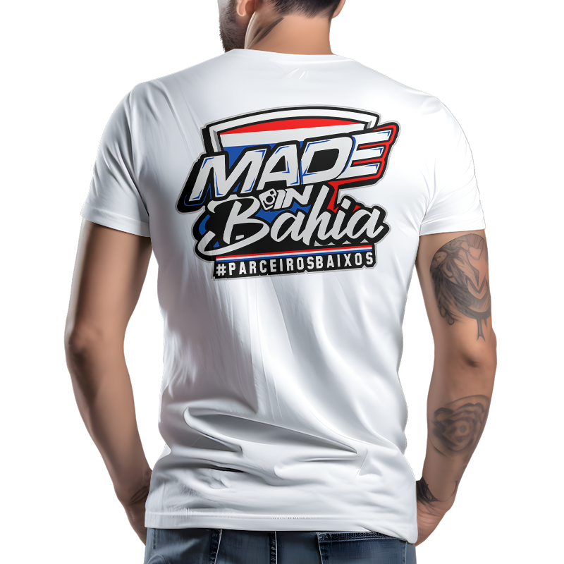 Camiseta Made in Bahia – PBXS - Branco