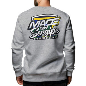 Moletom  Made in Sergipe PBXS - Cinza Mescla