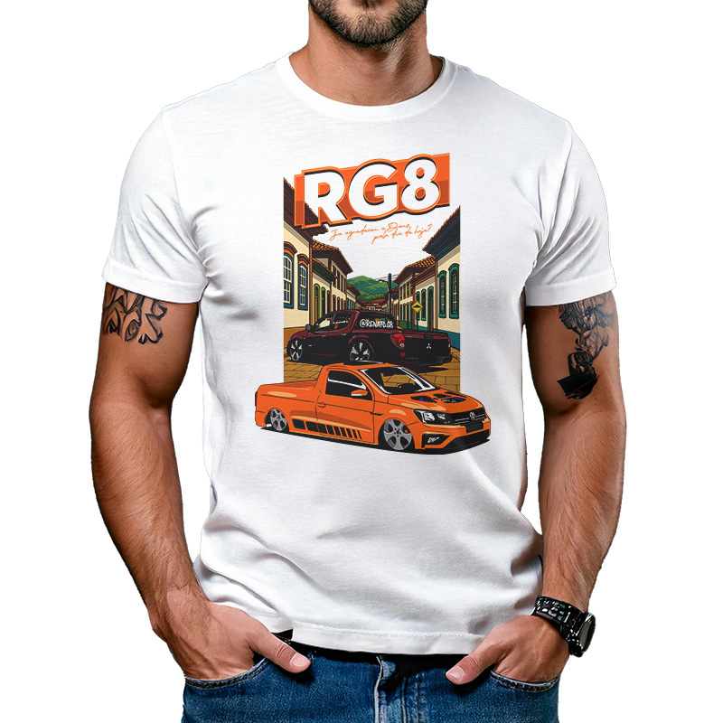 Camiseta Saveiro e L200 Minas - BRANCA - RG8