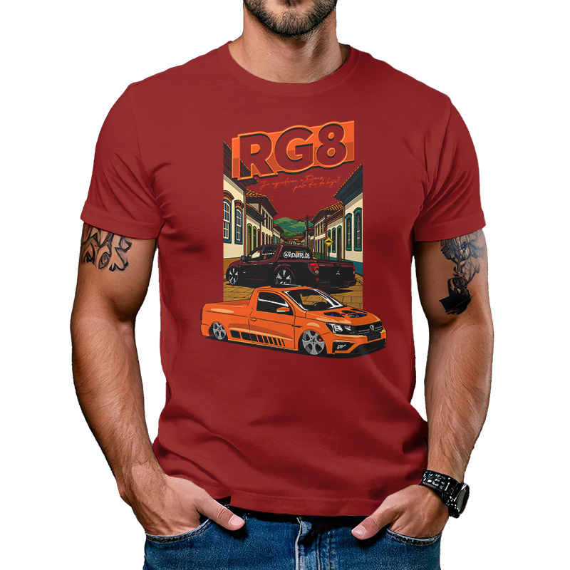 Camiseta Saveiro e L200 Minas - BORDÔ - RG8