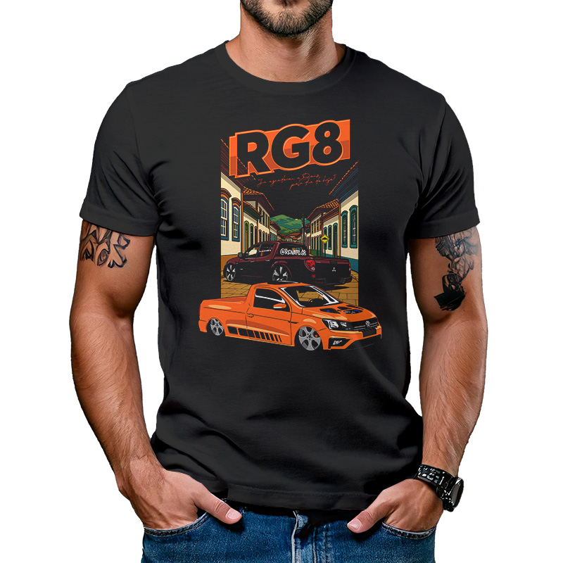 Camiseta Saveiro e L200 Minas - PRETO - RG8