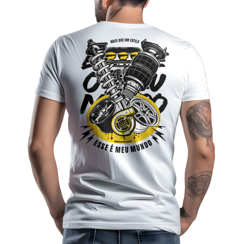 Camiseta Esse é meu Mundo - BRANCA